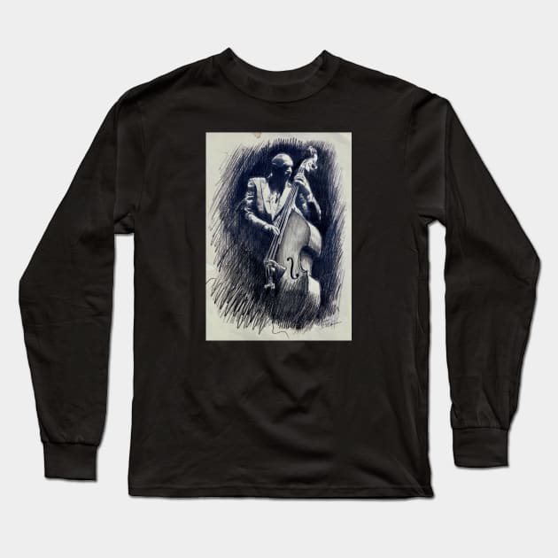 The bass master Long Sleeve T-Shirt by Loui Jover 